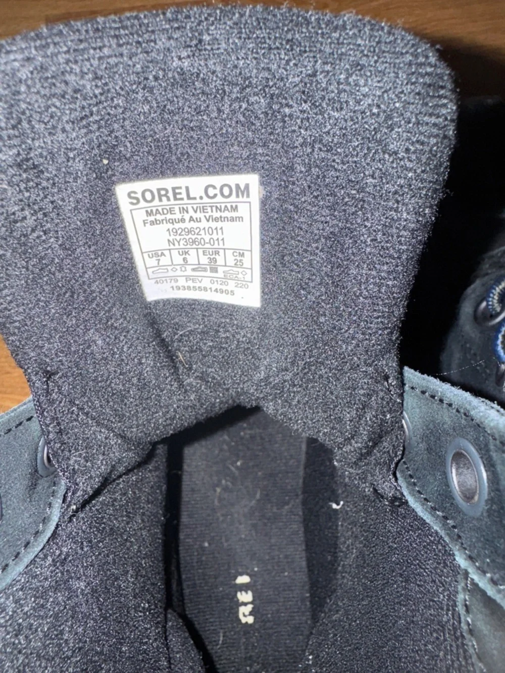 SOREL Youth Black Waterproof Duck Boots - Lace-Up Winter Boots size 7